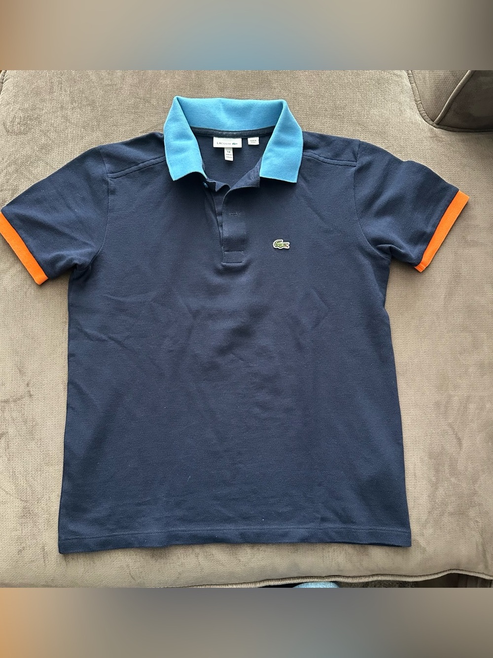 Boys Lacoste pique polo